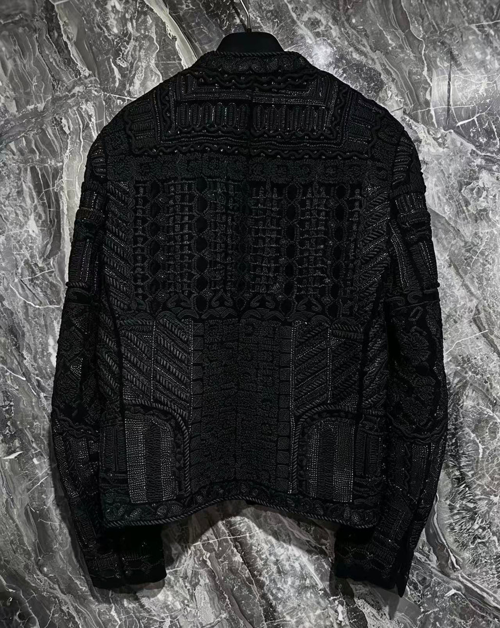 Balmain HM 2015 Embroidered Velvet Jacket