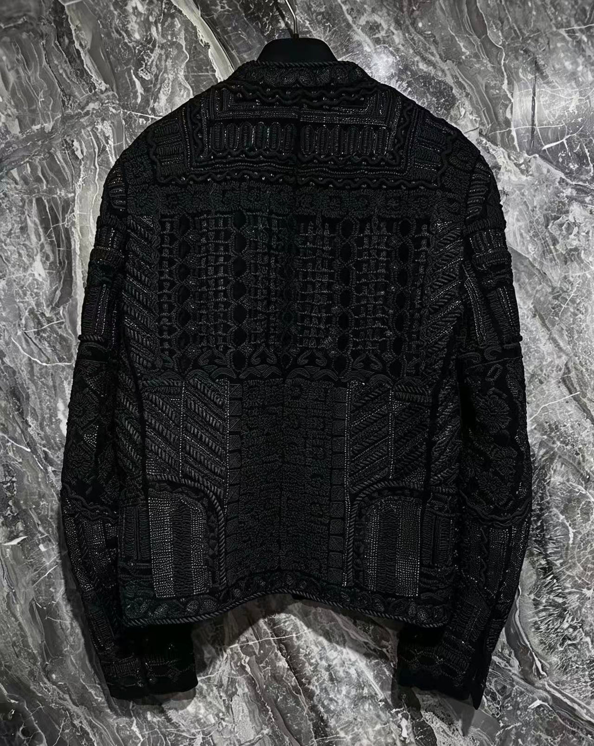 Balmain HM 2015 Embroidered Velvet Jacket