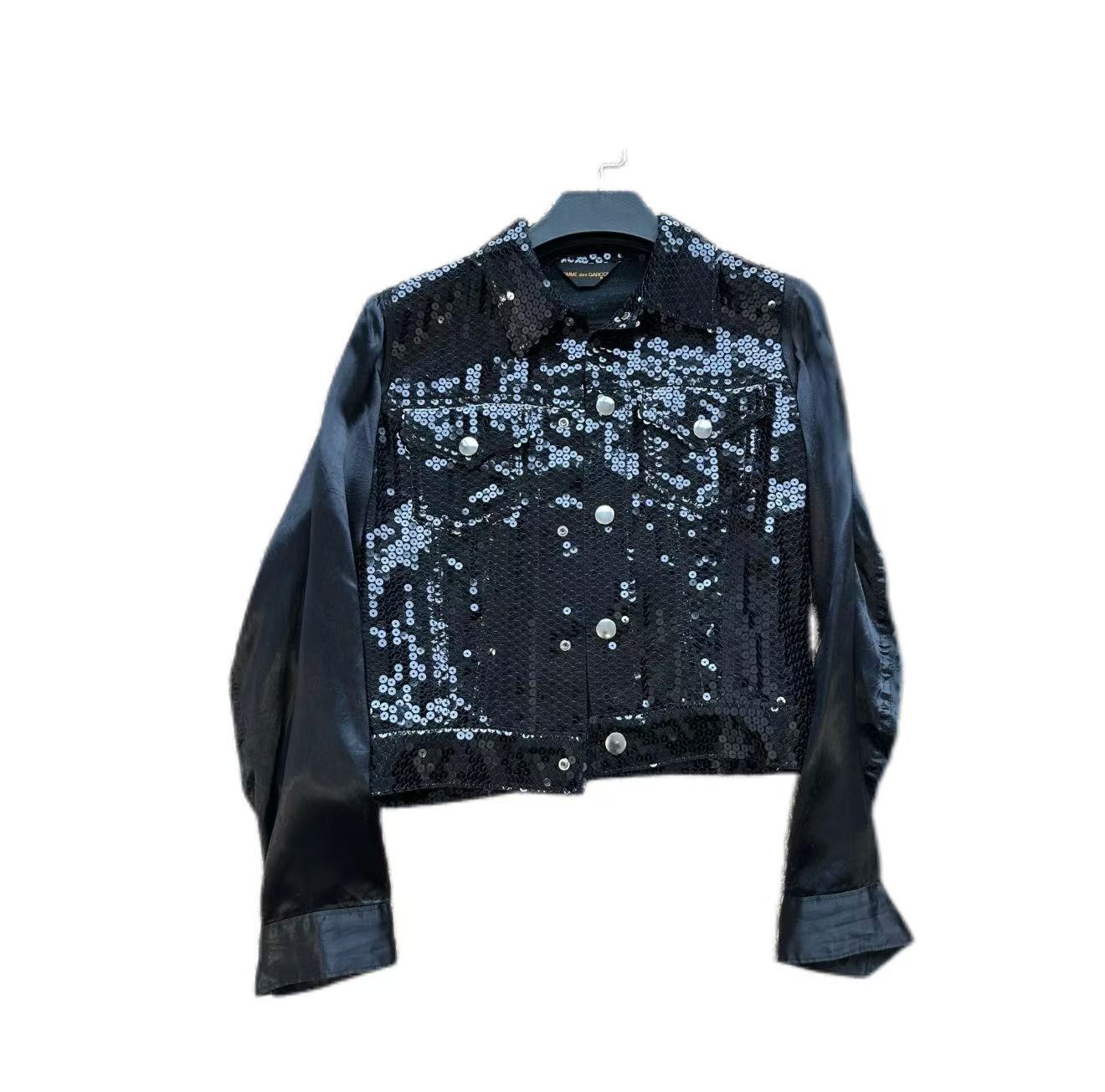 Comme des Garçons Black Sequin Jacket