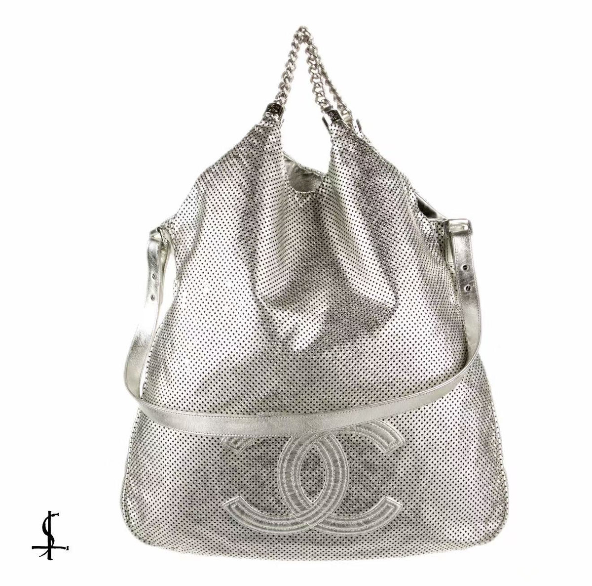 Chanel 08SS Rodeo Drive Perforated Hobo