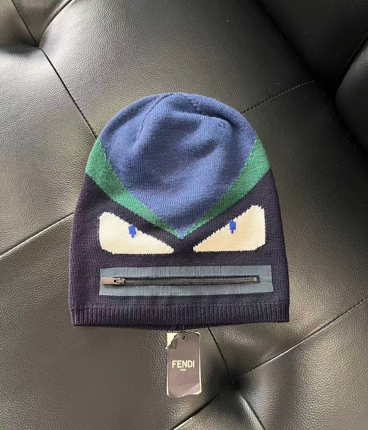 Fendi 17AW Bag Bugs Monster Eyes Beanie
