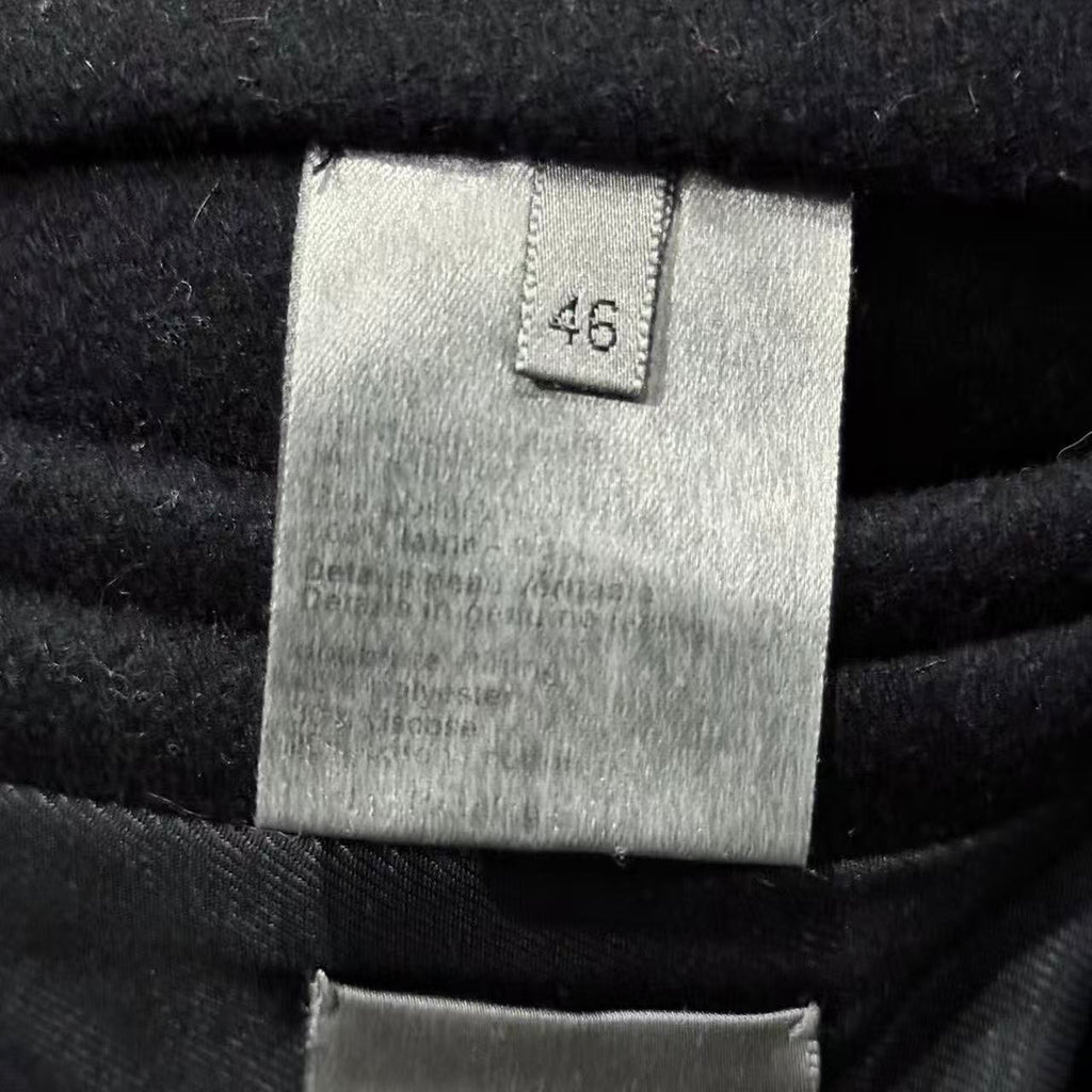 Dior Homme 04AW “VOTC”  Wool Blend Leather Sleeve Jacket