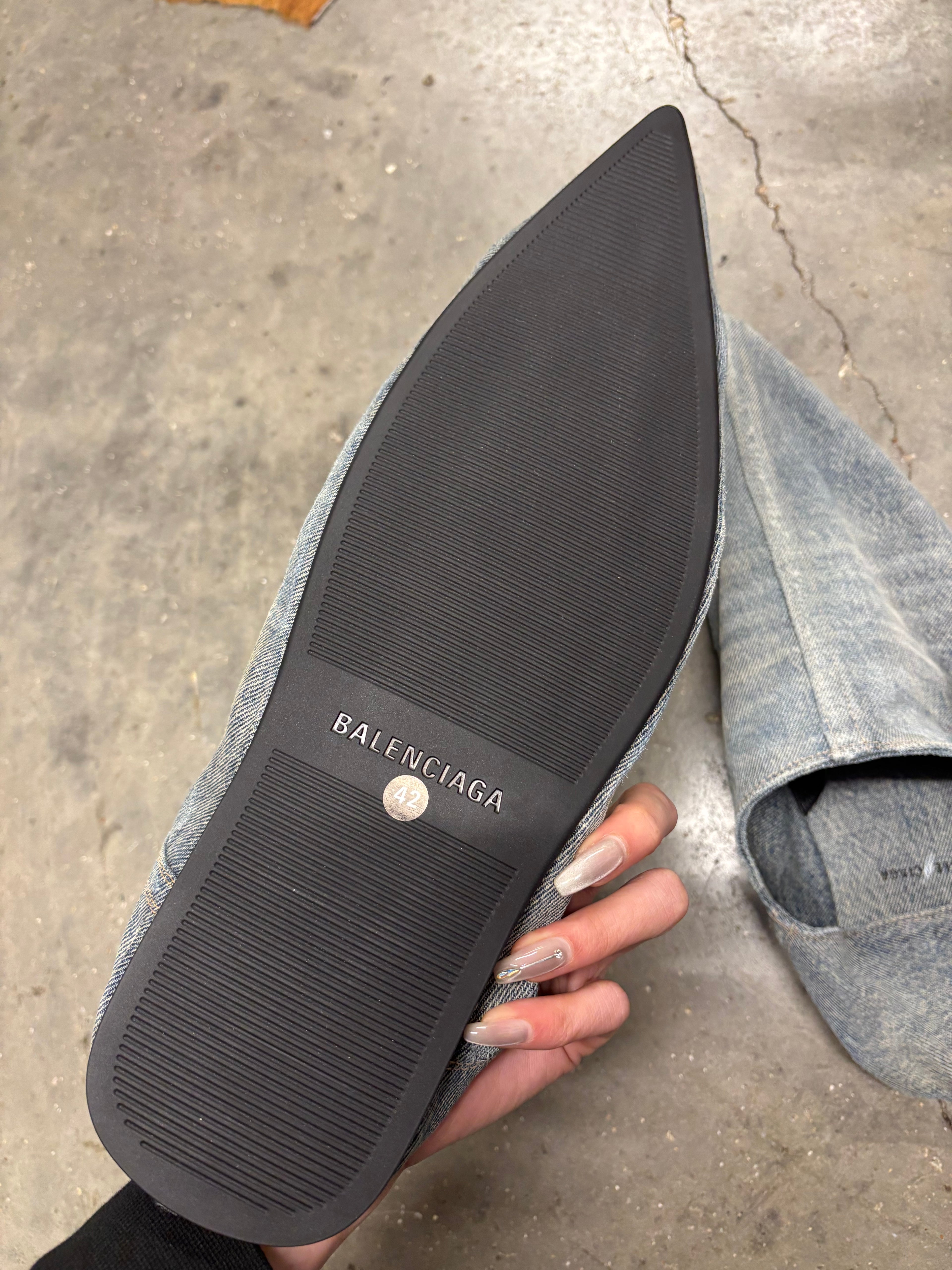 Balenciaga Denim Loafers