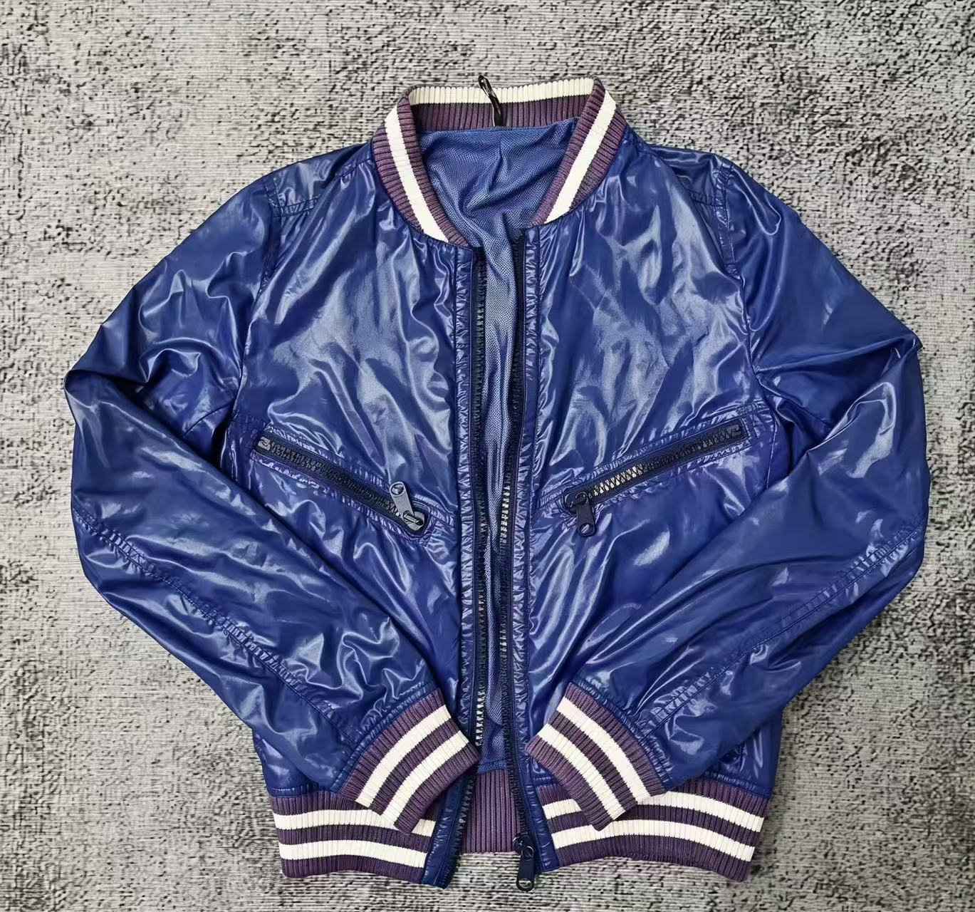 Dior Homme SS09 Blue Nylon Teddy Jacket By KVA