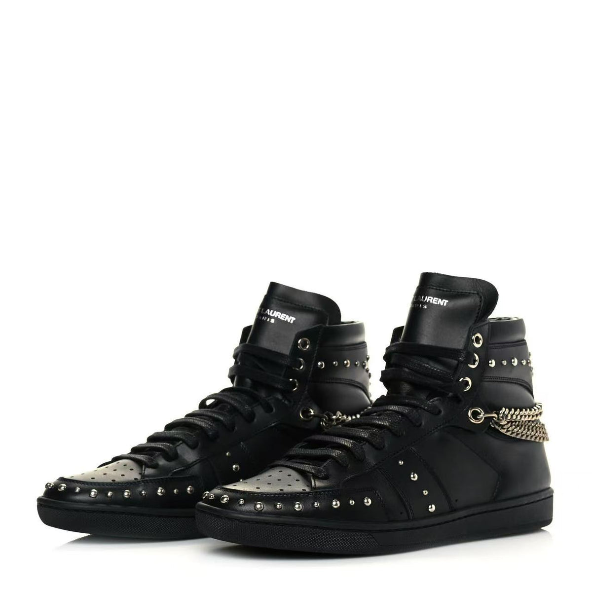 Saint Laurent SL-22 Studded High Top Sneakers