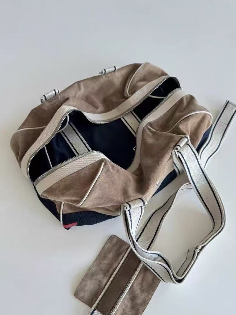 Prada Sports Suede Bowling Bag