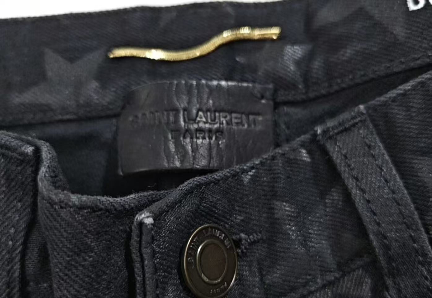 Saint Laurent Star Print D01 Jeans