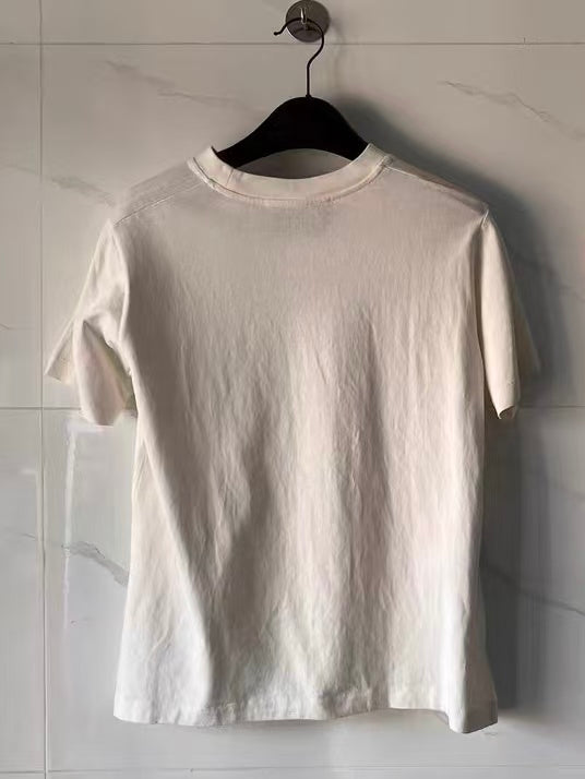 Gucci 19SS White Cat Embroidered Tee