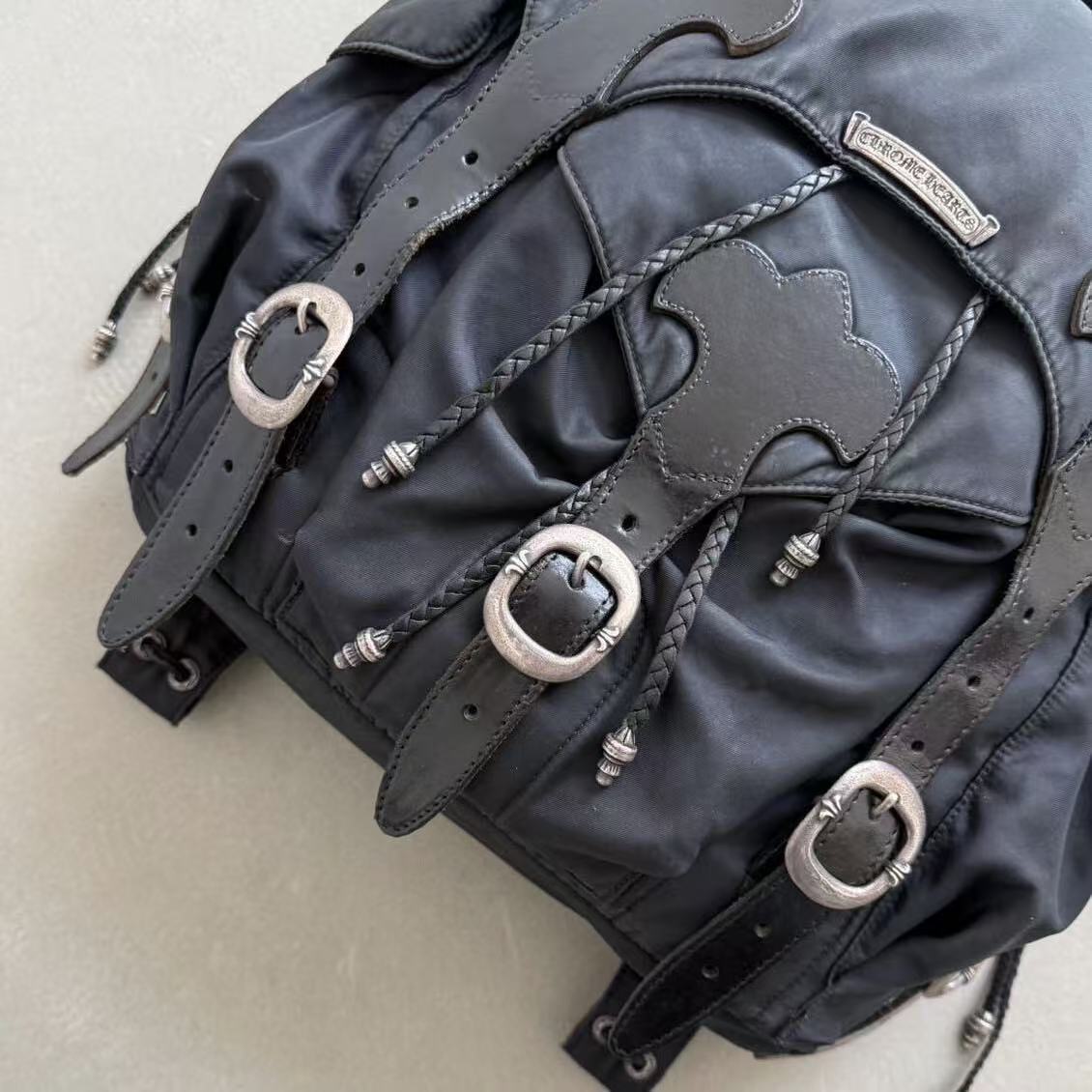 Chrome Hearts Nylon Gunslinger Backpack