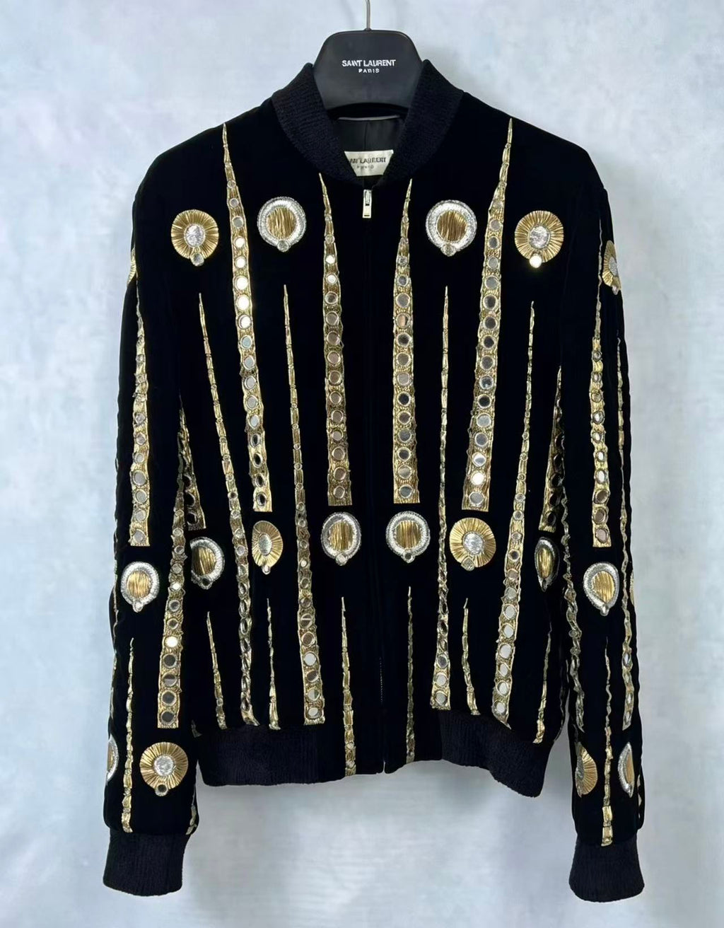Saint Laurent 19SS Mirror Bomber Jacket