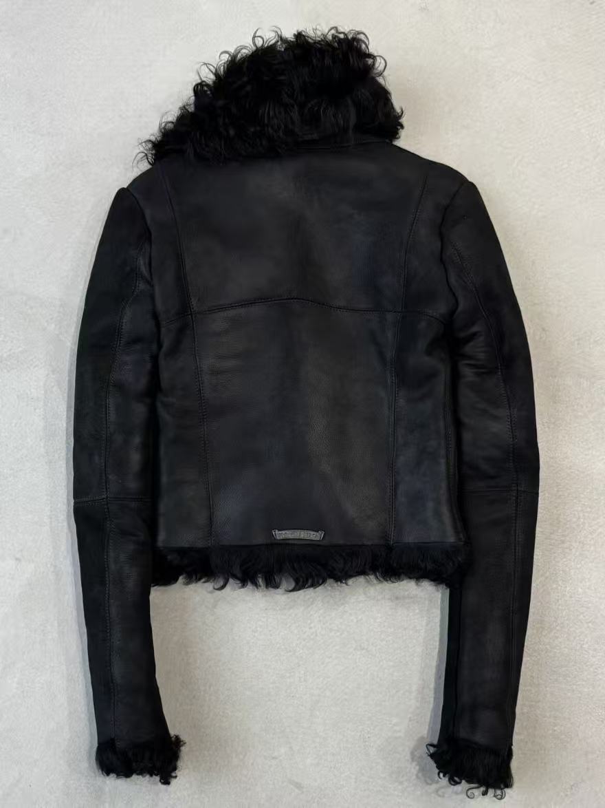Chrome Hearts Dagger Mouton Shearling Jacket