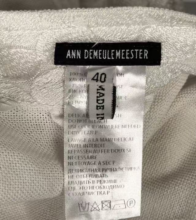 Ann Demeulemeester Cropped Lace Jacket