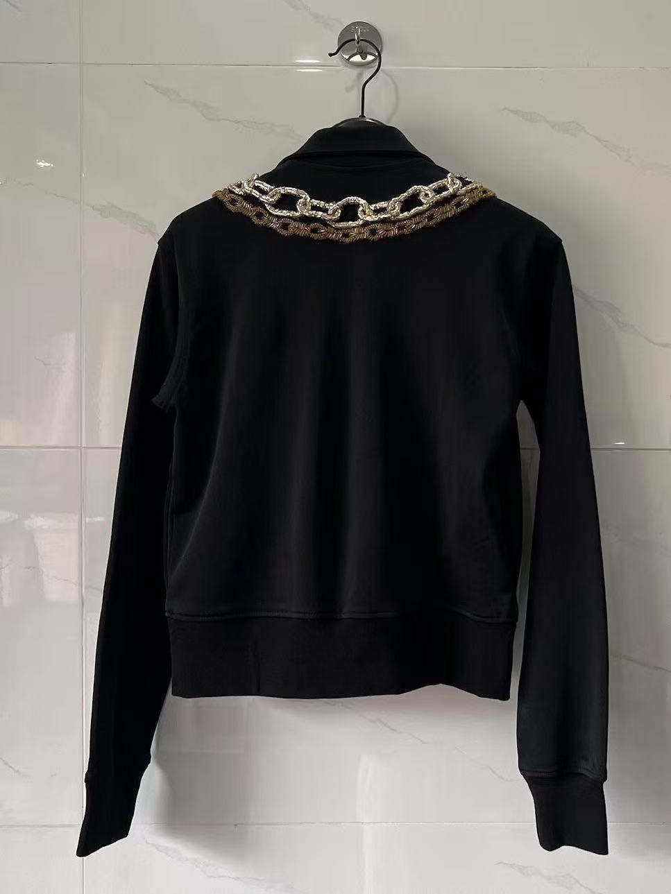Moschino By Jeremy Scott H&M 2018 Gold Chain Track Jacket