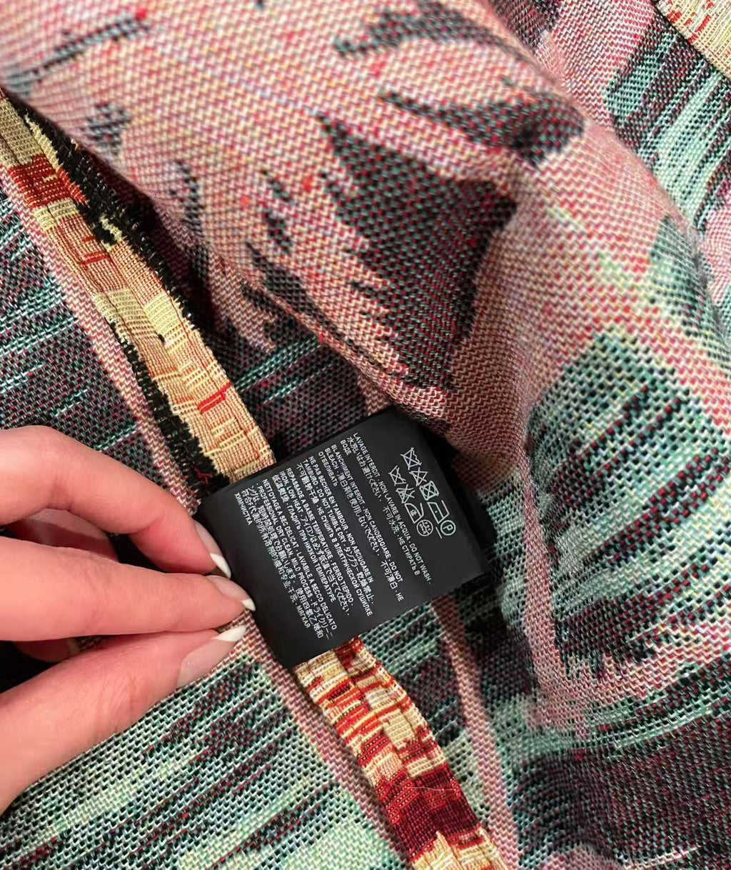 Saint Laurent 16SS Palm Tree Cape Jacket