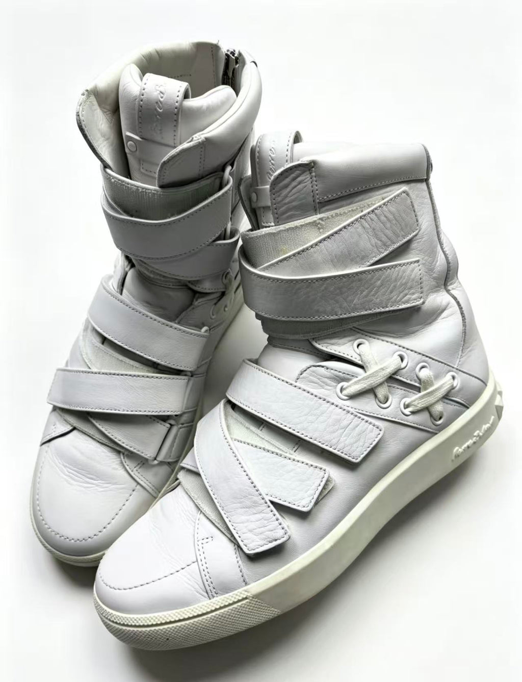 Pierre Balmain ss2012 high top Velcro strap shoes