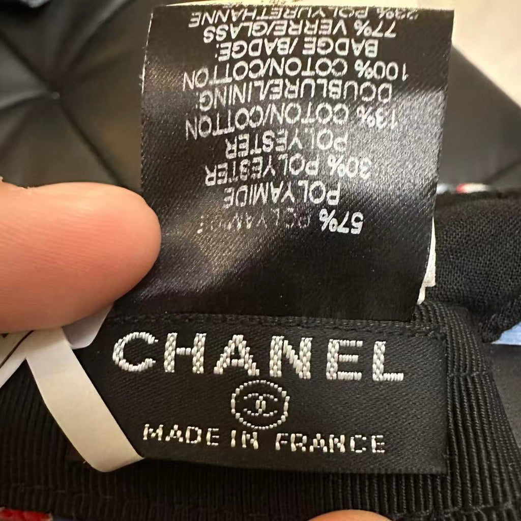 Chanel 16SS Tweed Woven Airline CC Cap
