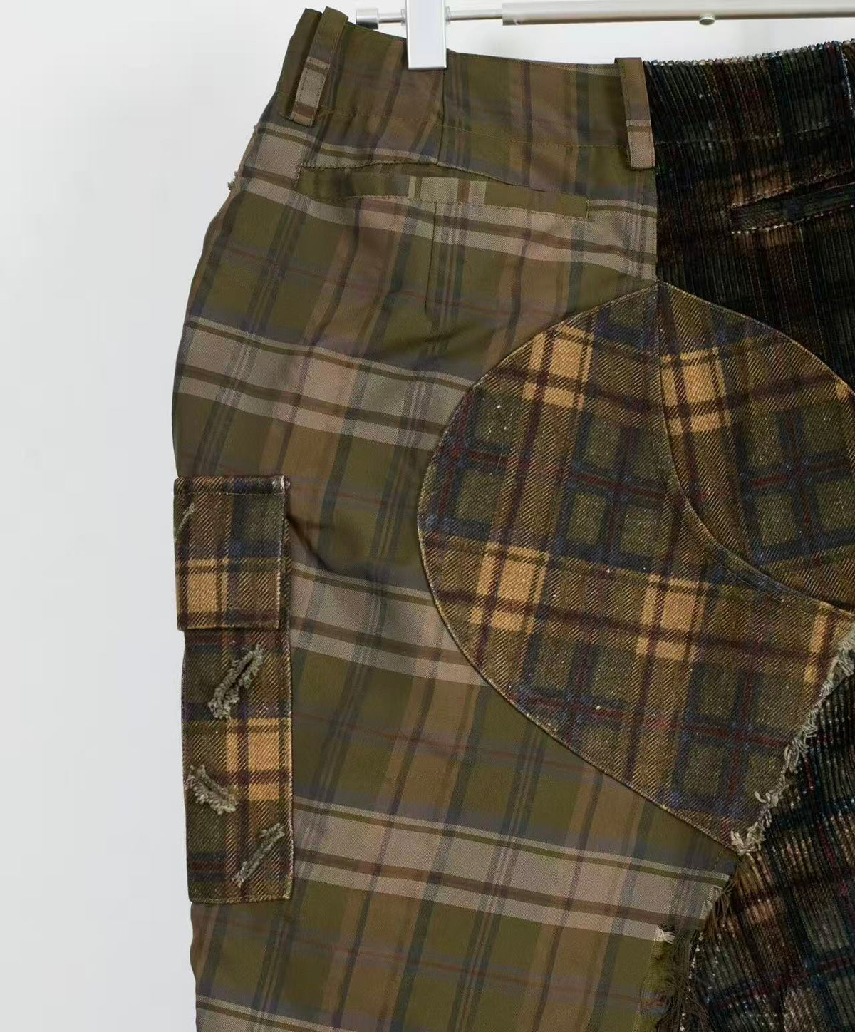 Undercover 2000AW Melting Pot Plaid Skirt