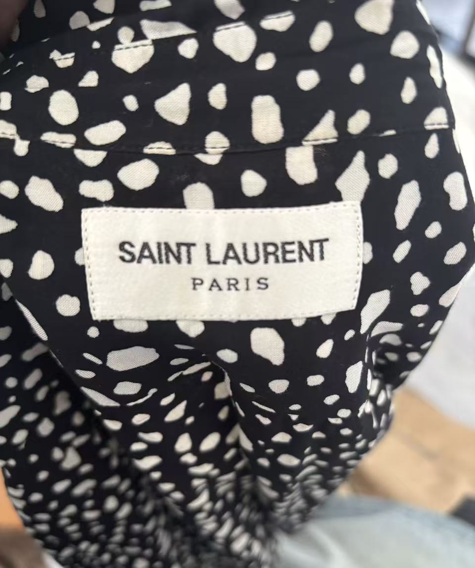 Saint Laurent 18ss Babycat Short sleeve Shirt