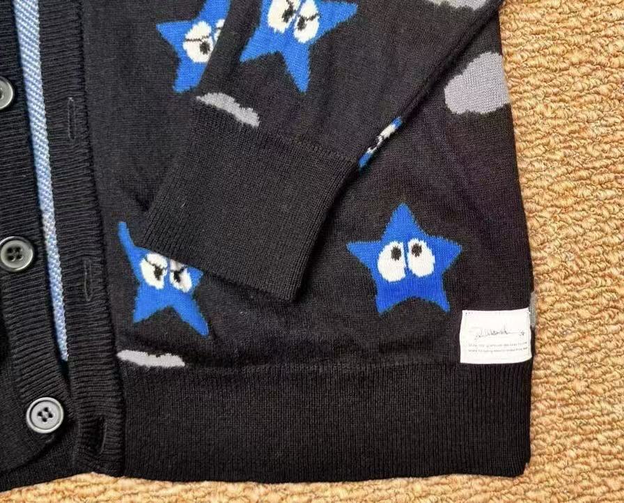 Junya Watanabe Chubby Star Knit Cardigan