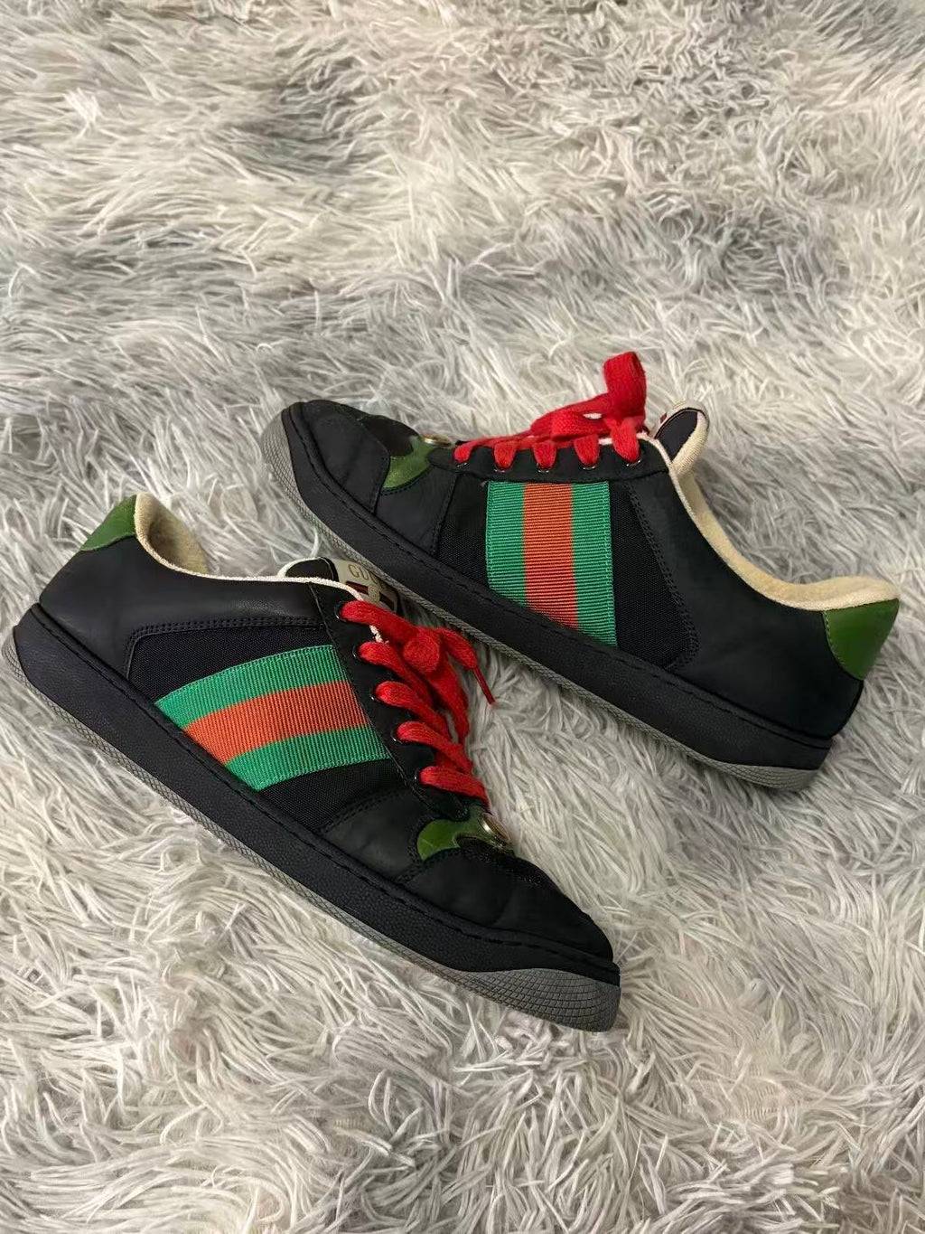 Gucci Screener Web Sneakers