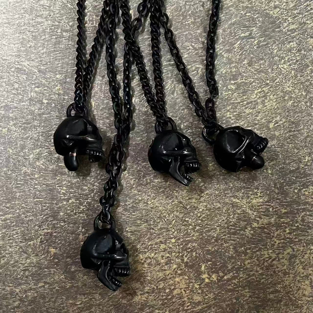 Number Nine 2006SS NOIR Skull Necklace