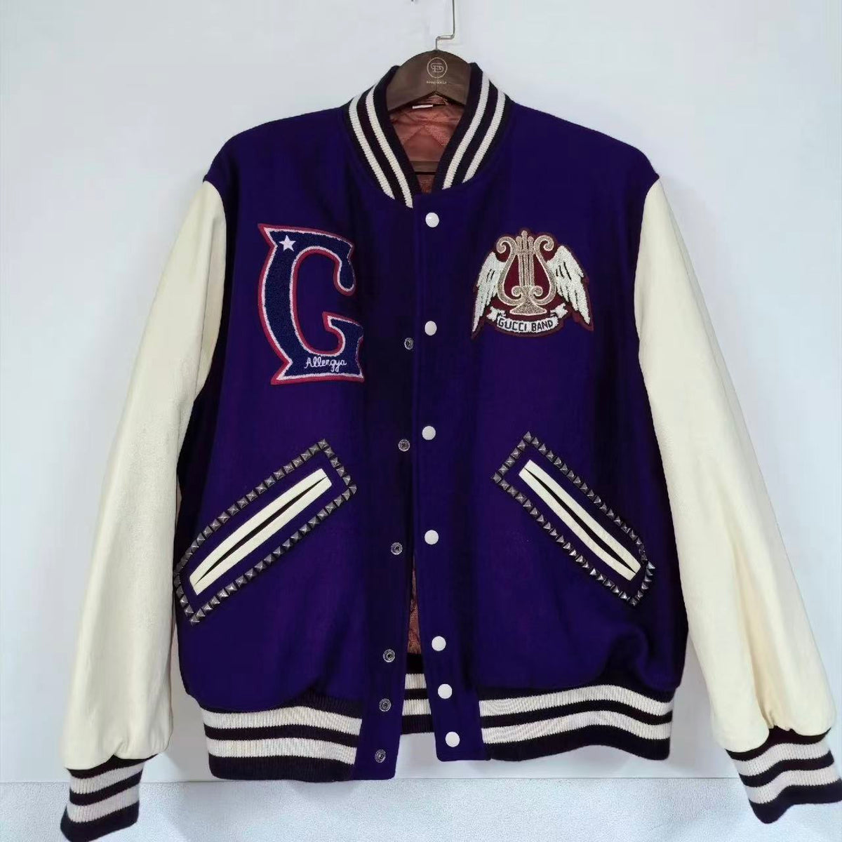 Gucci 19AW Allergya Wool Varsity Jacket
