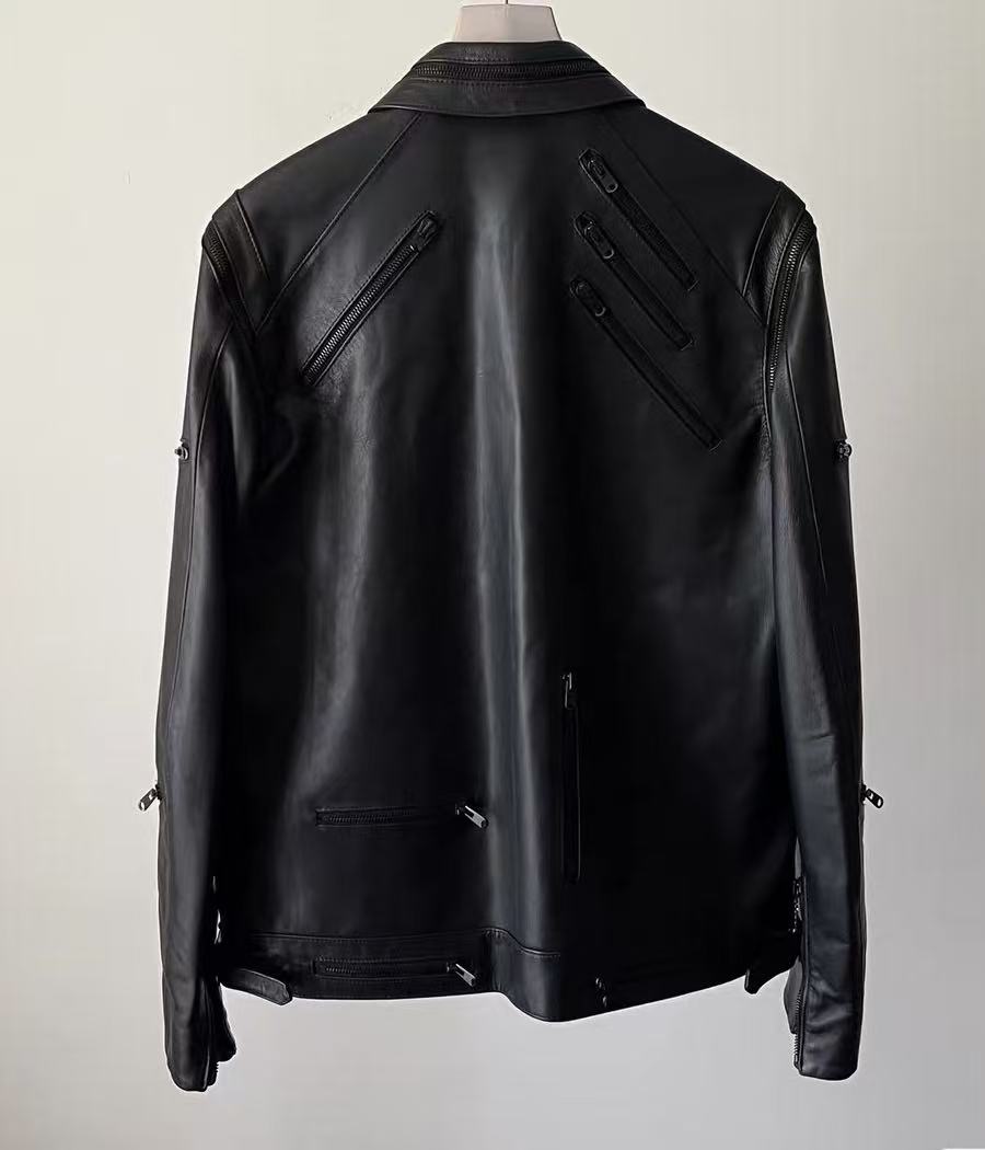 Number Nine 04SS Multi Zipper Leather Jacket