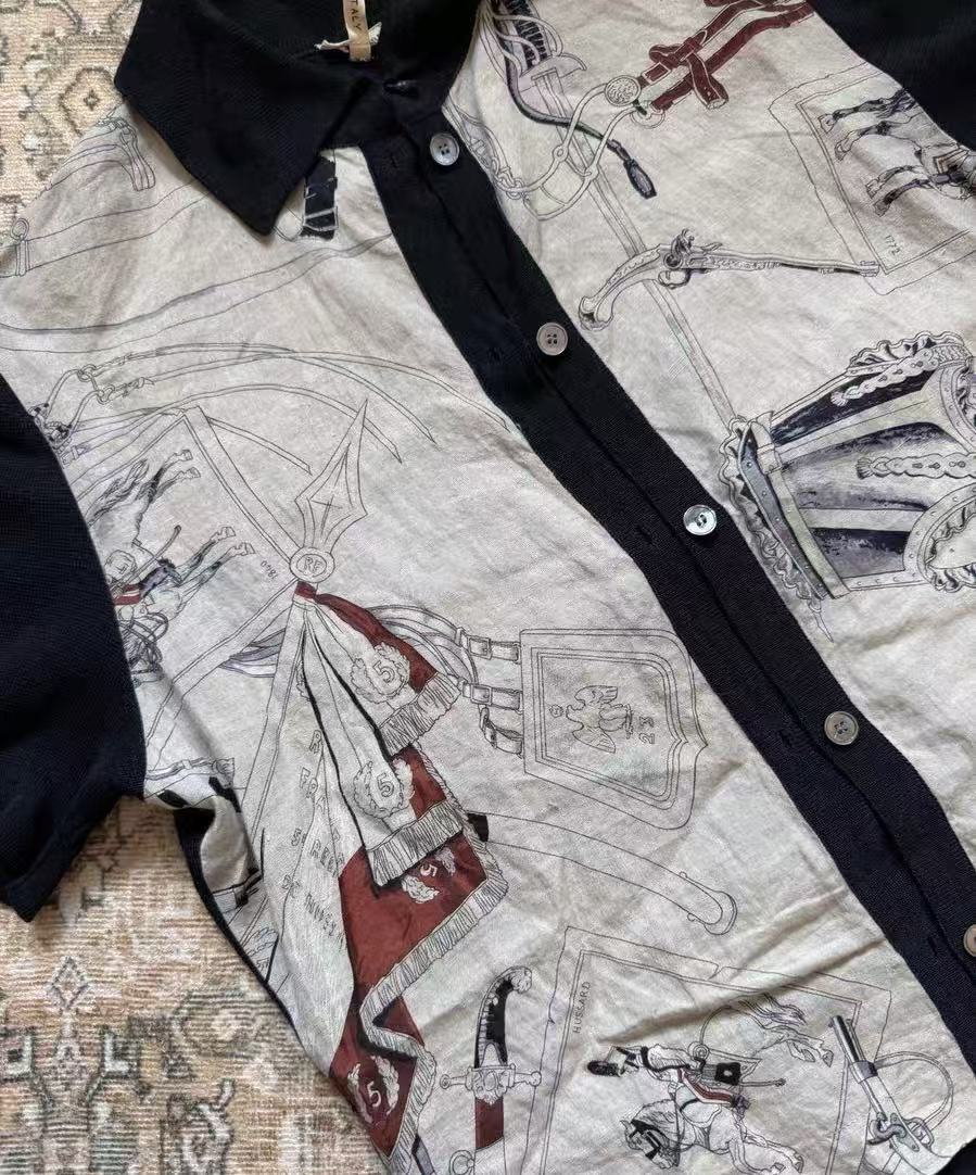 Hermes By Maison Margiela Cavalry Linen Shirt