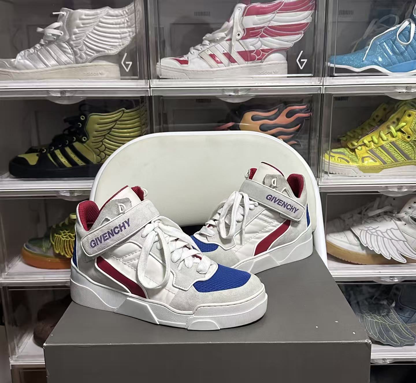 Givenchy 2015 Star Strap Tyson Hi Top Sneakers