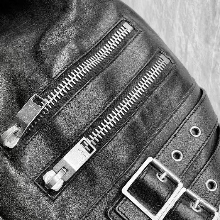 Saint Laurent 14AW Multi-Zipper Bucket Backpack
