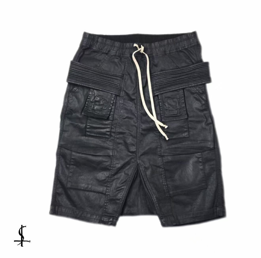 Rick Owens Drkshdw 15ss Wax Creatch Cargo Pod Shorts