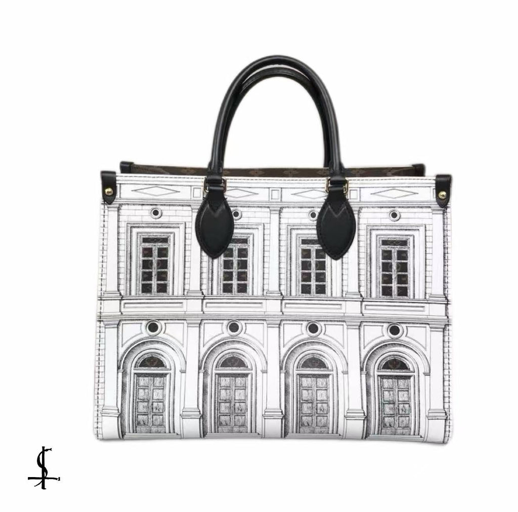 Louis Vuitton Fornasetti 2021 On‑The‑Go MM Tote Bag