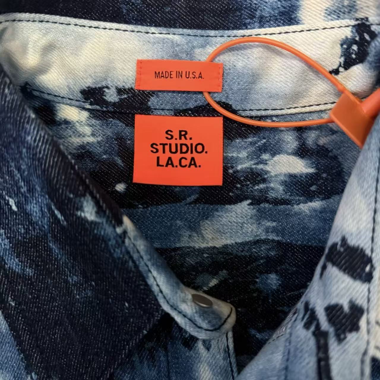 Sterling Ruby S.R.STUDIO.LA.CA. Indigo Bleach SHirt