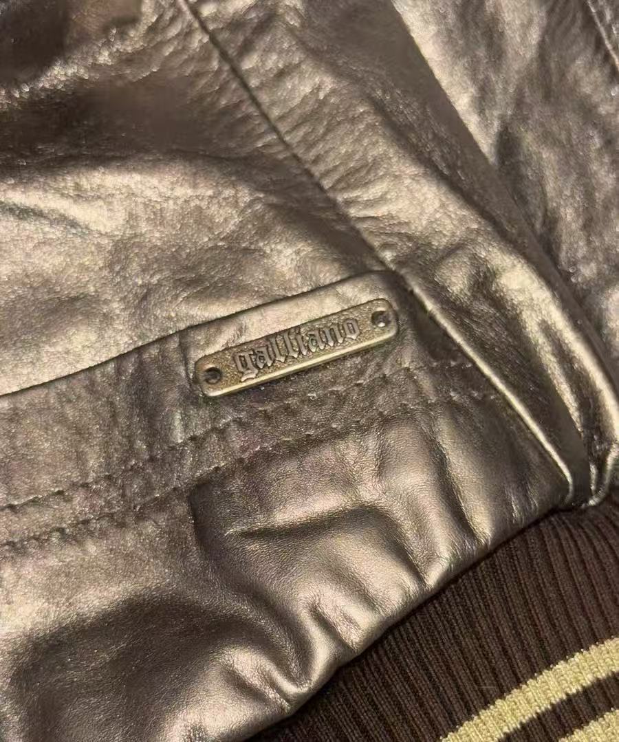 John galliano vintage silver jacket