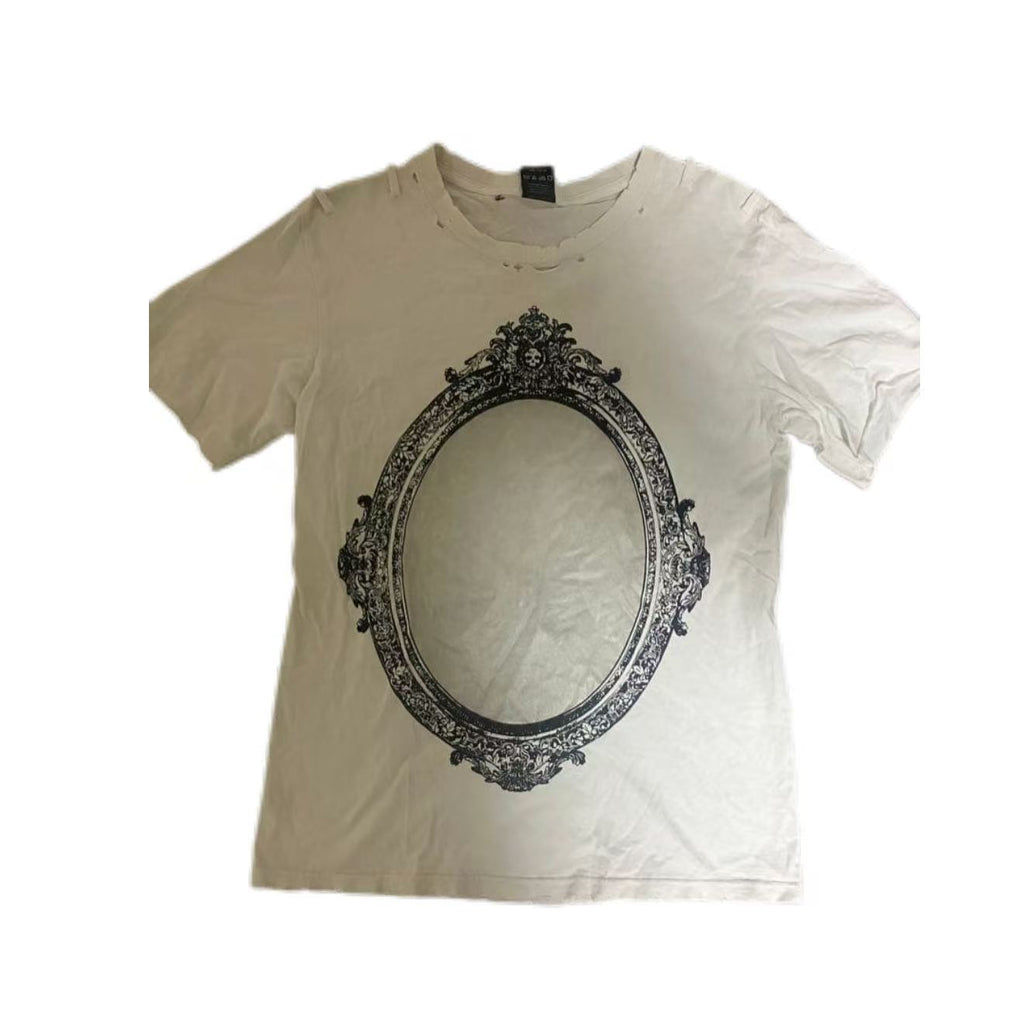 Number Nine 06SS Mirror Frame Distressed T‑Shirt