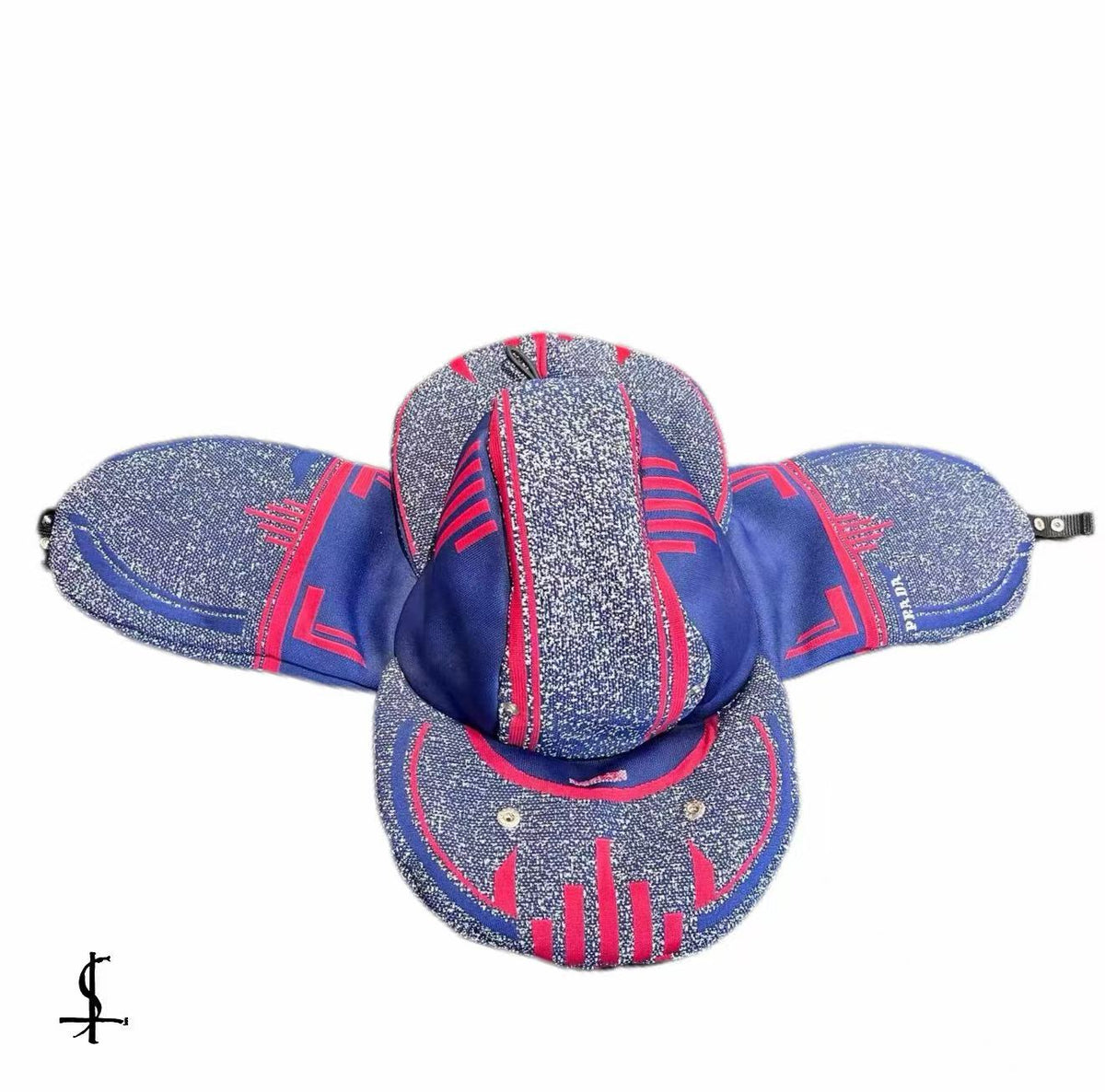 Prada 19SS  Jacquard Trapper Hat