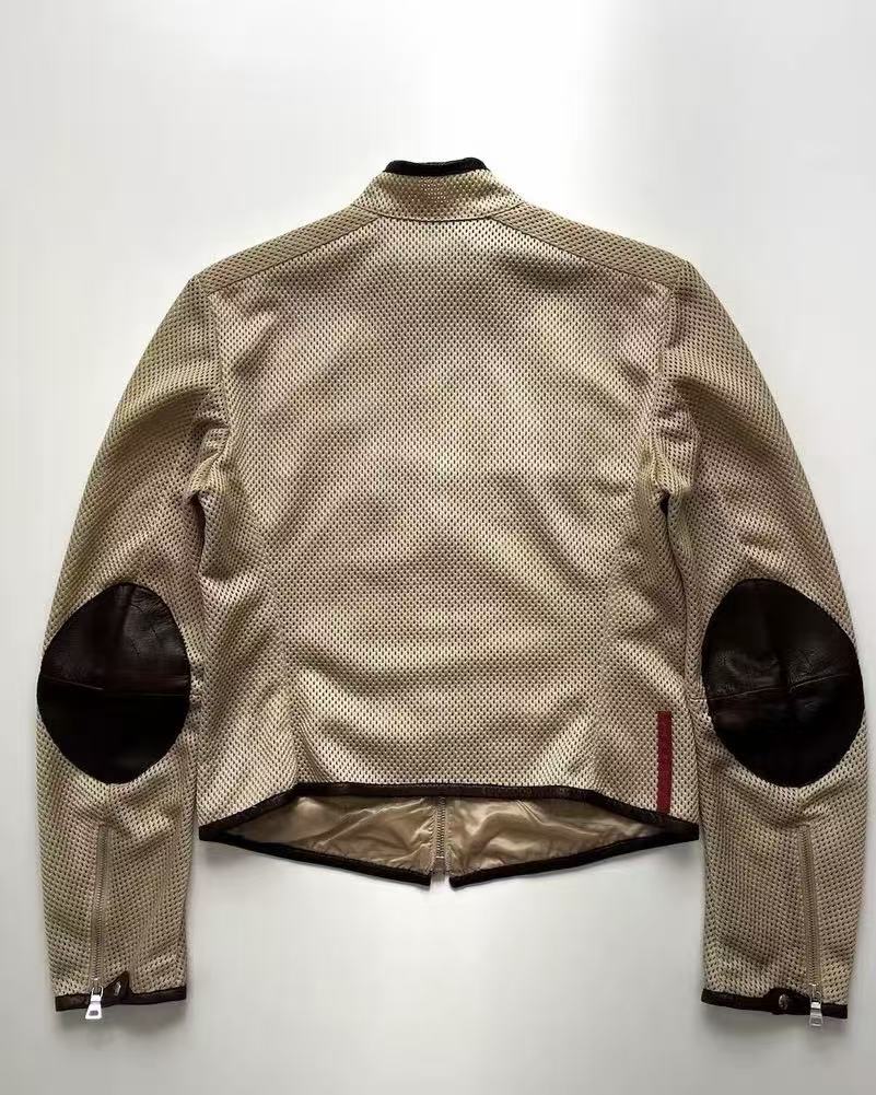 Prada Technical Mesh Moto Jacket