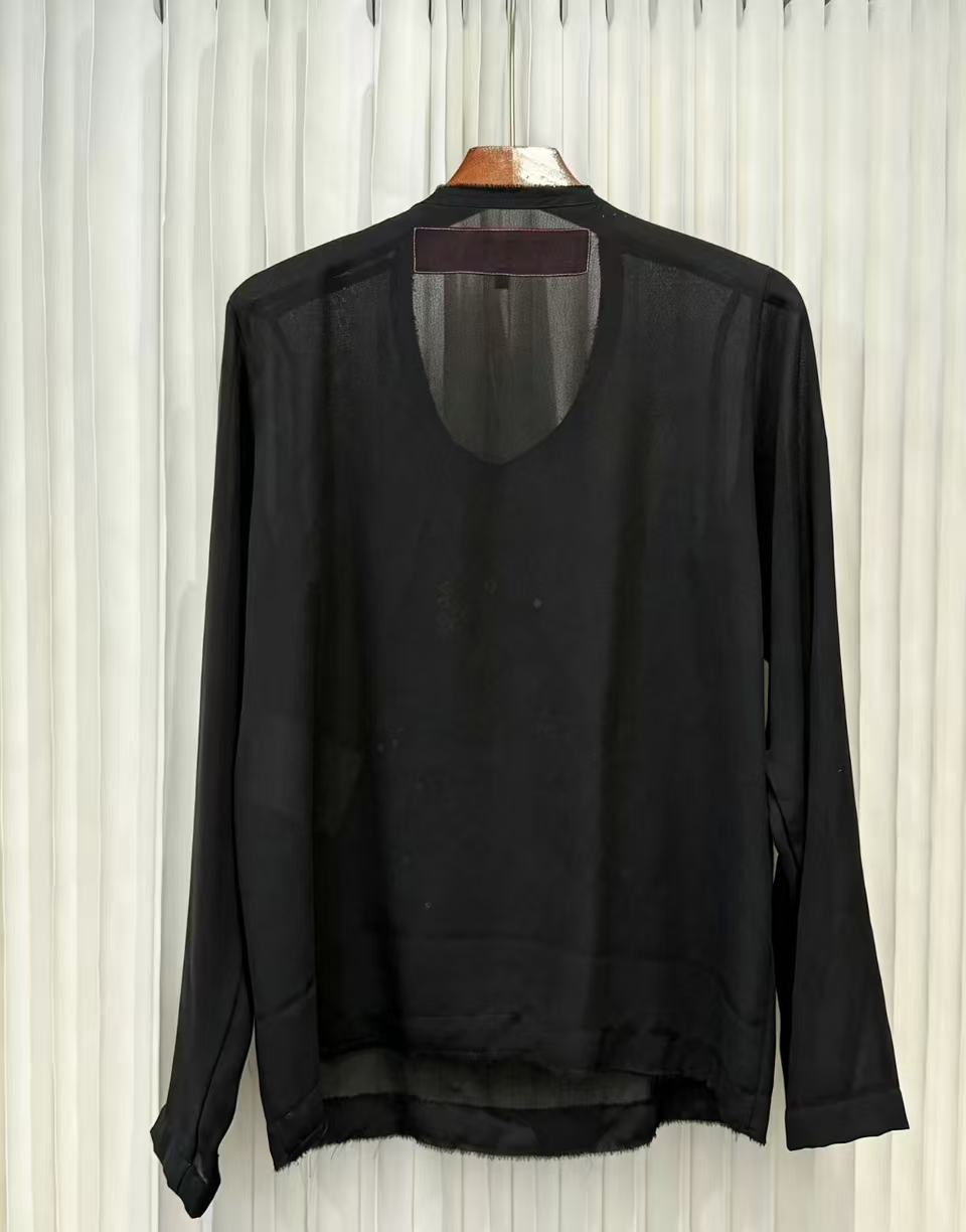 Junya Watanabe Comme des Garçons MAN AD2002 Jeweled Crossbones & Skull Long Sleeve Tee