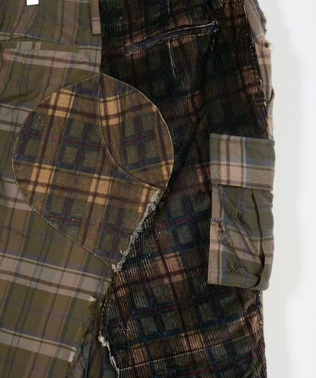 Undercover 2000AW Melting Pot Plaid Skirt