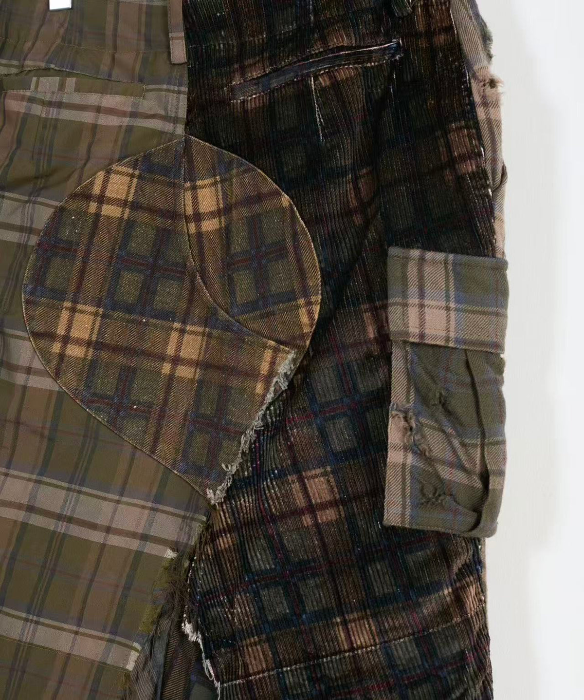 Undercover 2000AW Melting Pot Plaid Skirt