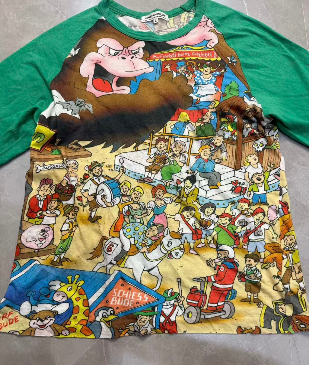 Comme des Garcons 12AW Gorilla Carnival Tee