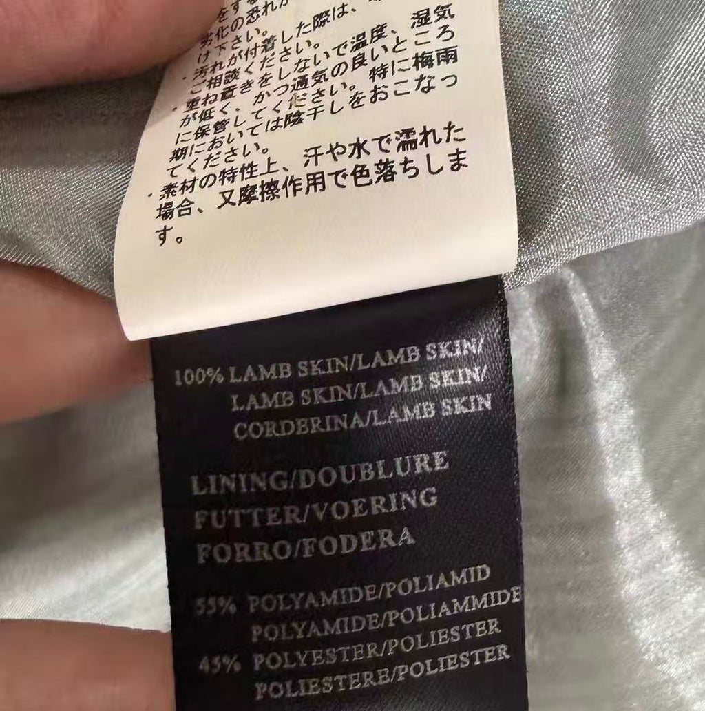 Giorgio Armani 00s Leather Riders Jacket
