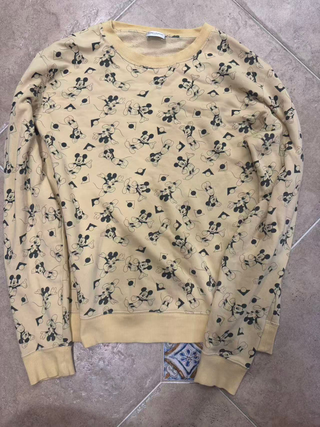 Saint Laurent 2019 micky mouse sweatshirt