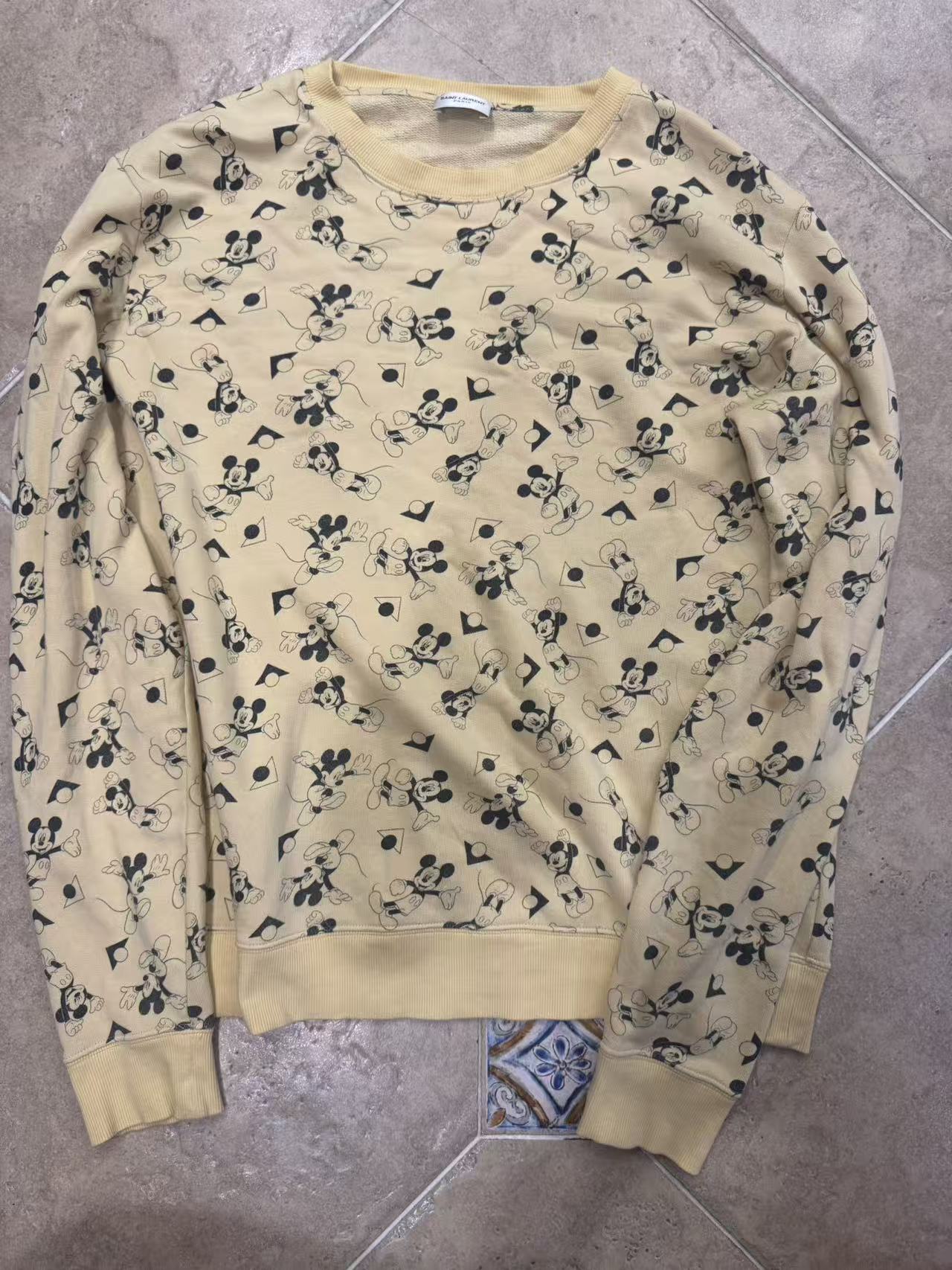 Saint Laurent 2019 micky mouse sweatshirt