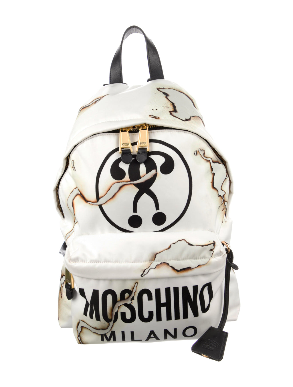 Moschino 14FW Cigarette Burn Backpack