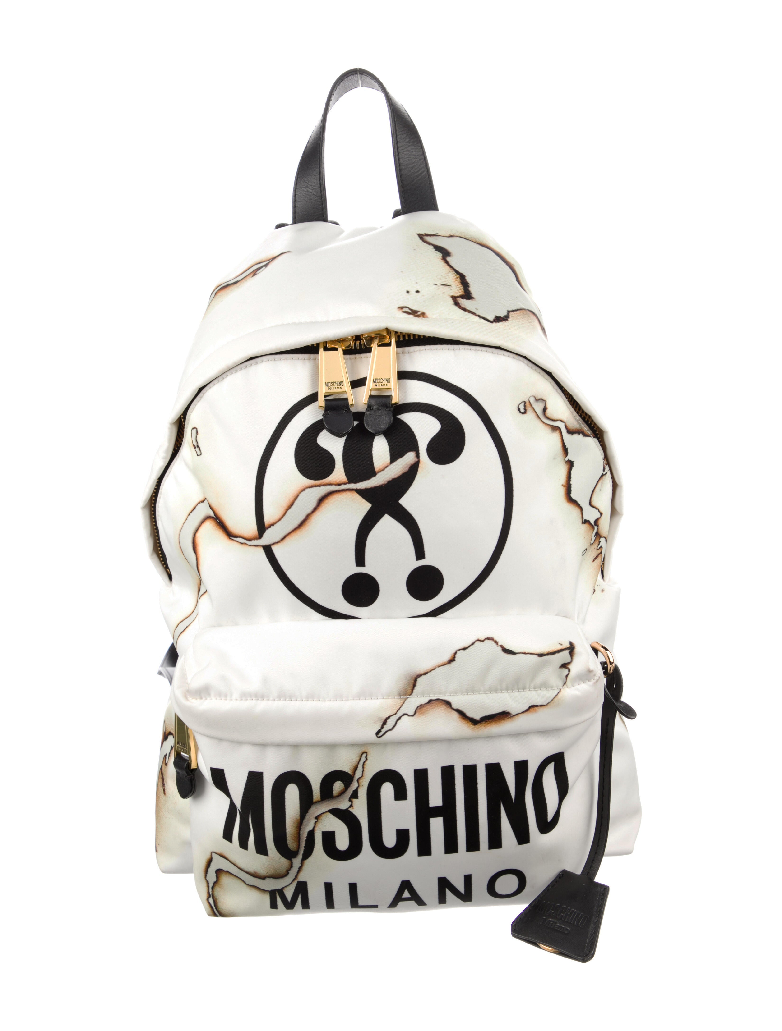 Moschino 14FW Cigarette Burn Backpack