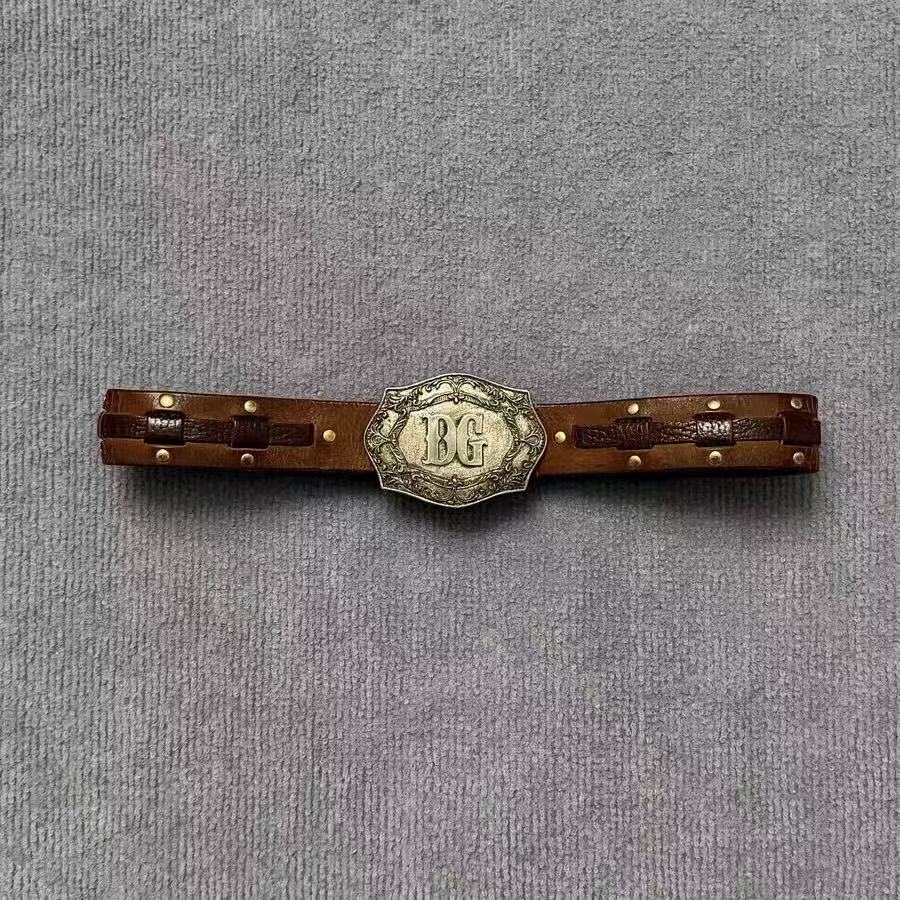 Dolce&Gabbana Antique DG Logo Belt