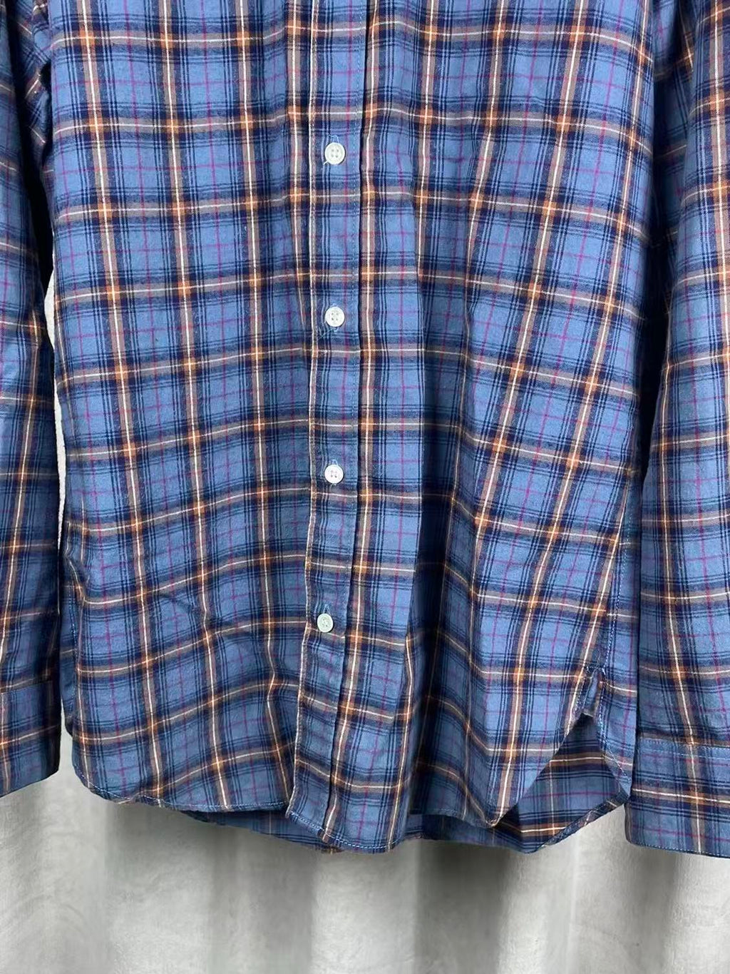 Saint Laurent 16AW Plaid Flannel Shirt