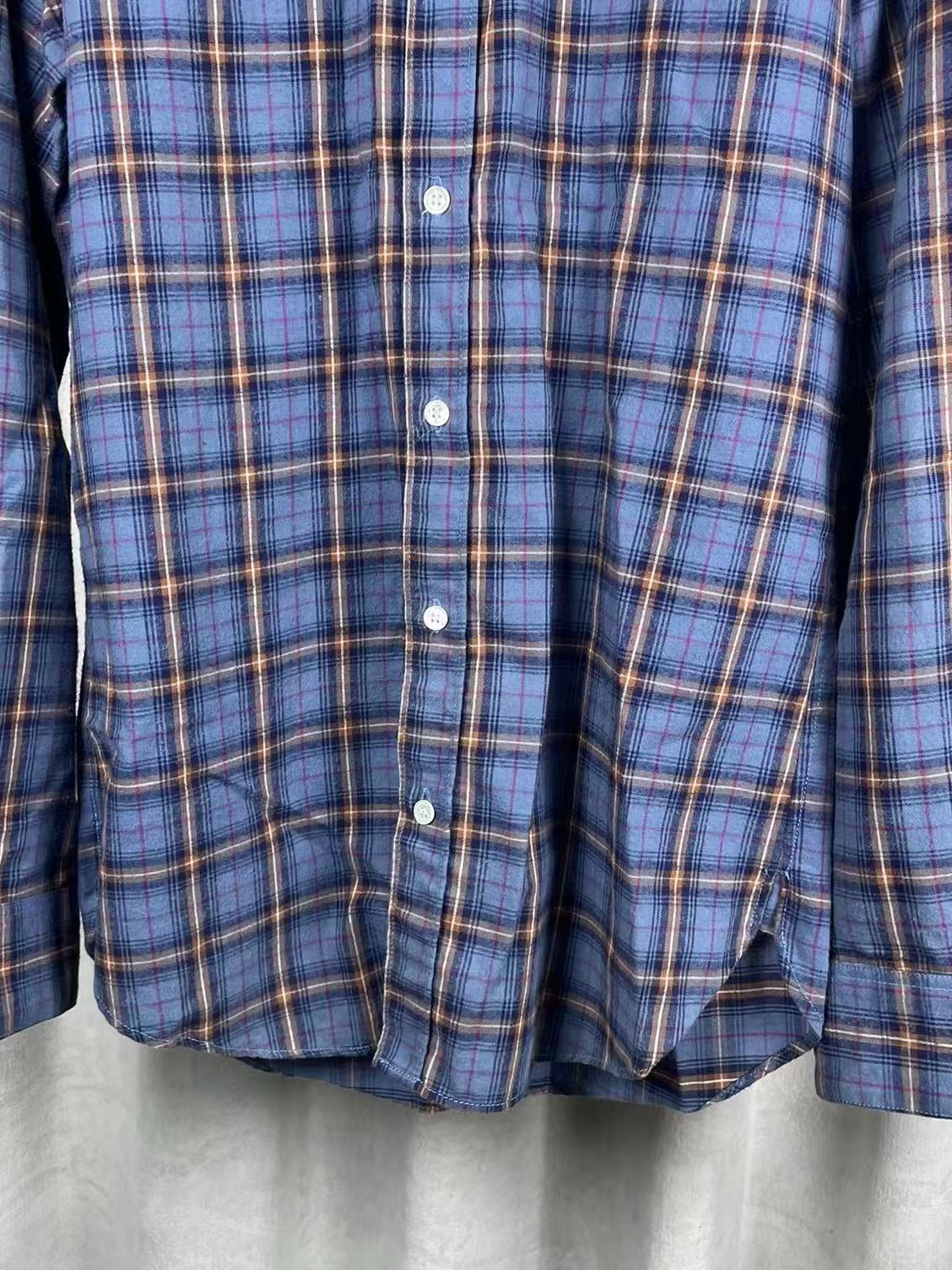 Saint Laurent 16AW Plaid Flannel Shirt