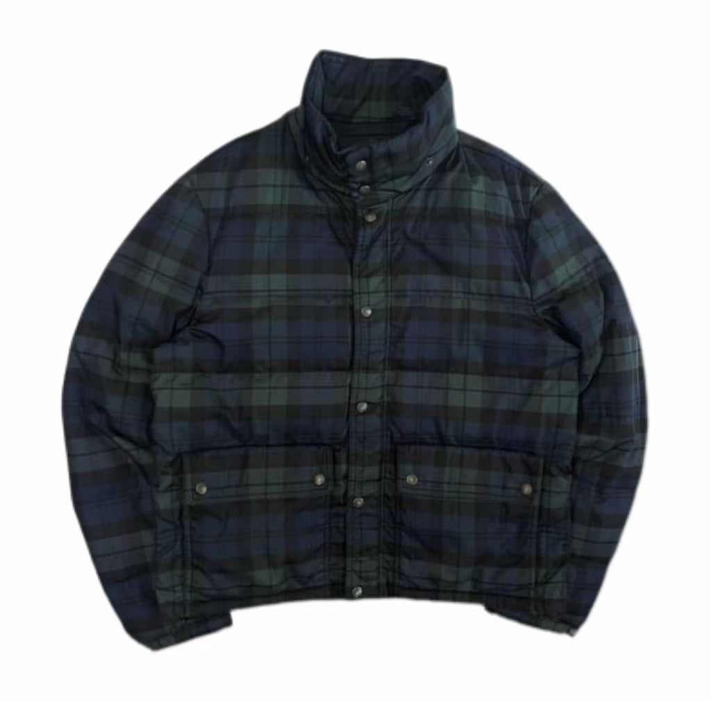 Prada Sports Plaid Puffer Jacket